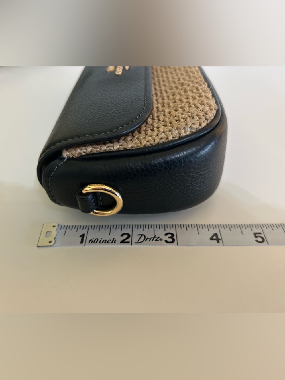 Coach Hailey FlapBag Crossbody Toast/Black Gold Hardware Can69 - Picture 10 of 11